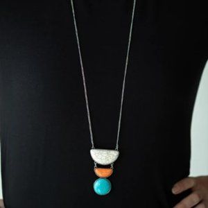 Paparazzi Desert Mason Multi Color Necklace
